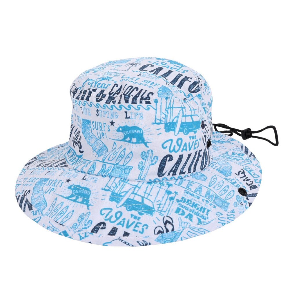 オーシャンパシフィック（Ocean Pacific）（キッズ）帽子 ビーチハット 子供 ジュニア UVカット UPF50+ 日よけ 569927WHT