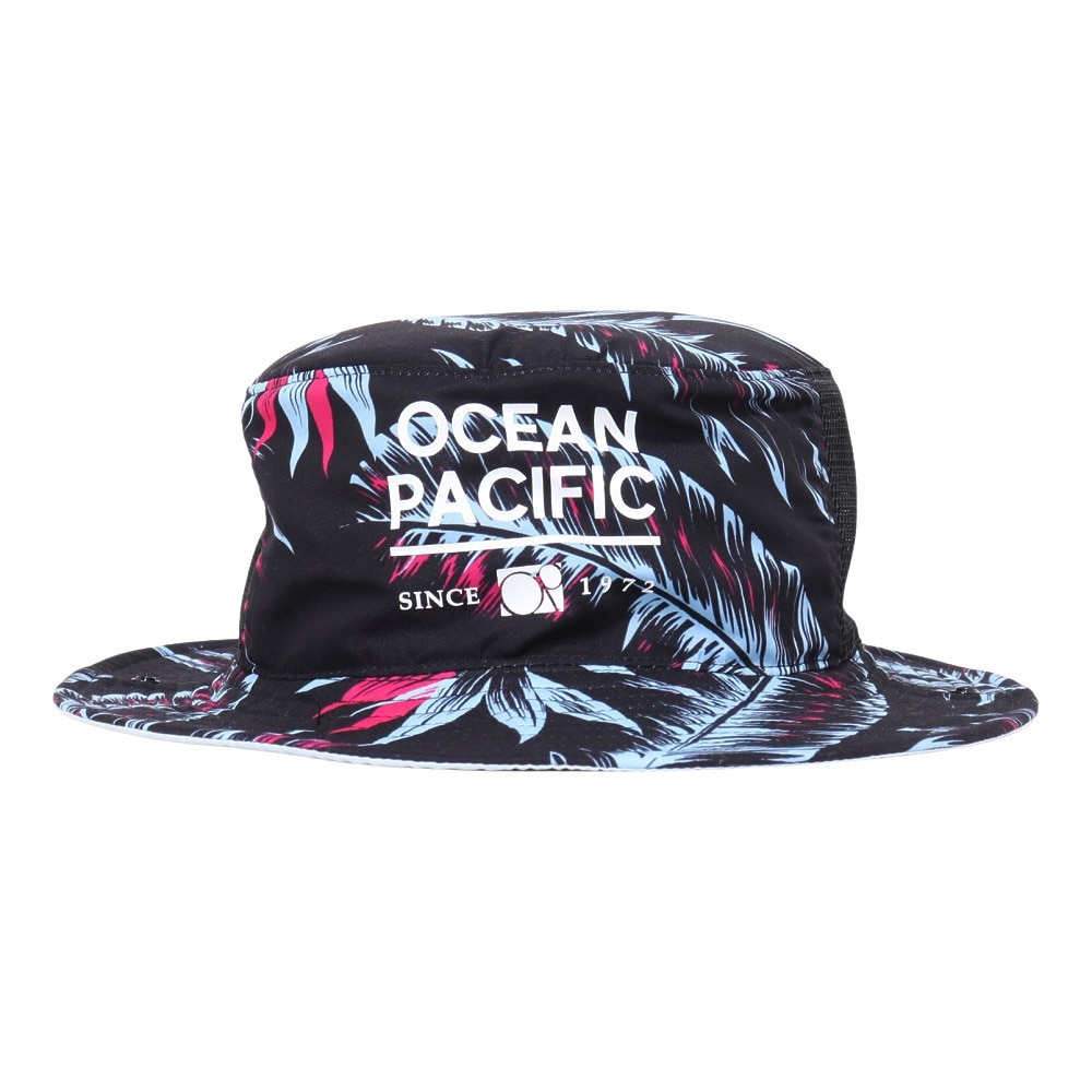 オーシャンパシフィック（Ocean Pacific）（メンズ、レディース）総柄サーフハット 514903BLK