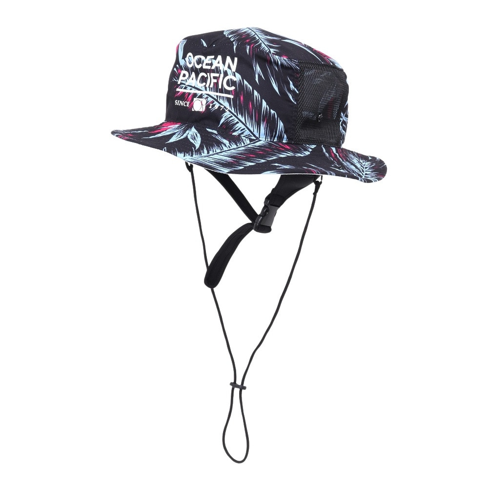 オーシャンパシフィック（Ocean Pacific）（メンズ、レディース）総柄サーフハット 514903BLK
