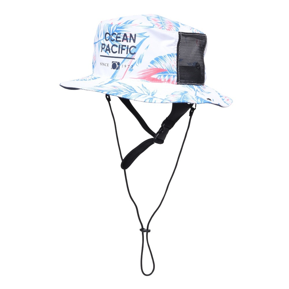 オーシャンパシフィック（Ocean Pacific）（メンズ、レディース）総柄サーフハット 514903WHT
