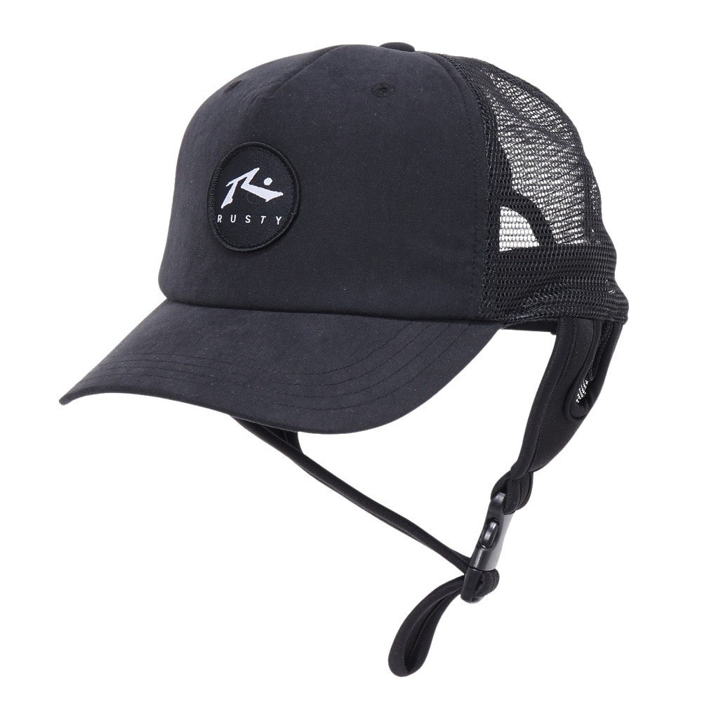 ラスティ（RUSTY）（メンズ）帽子 ビーチキャップ サーフハット UVカット ワンポイト 914906BLK
