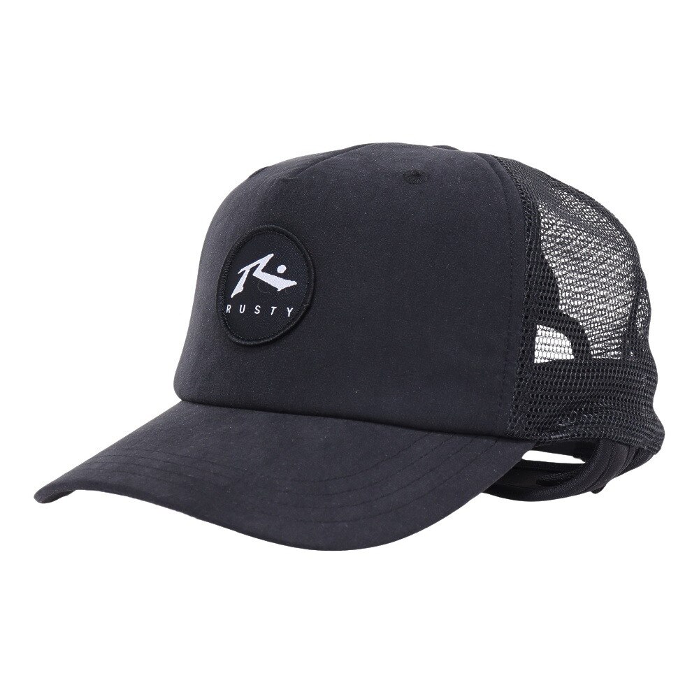 ラスティ（RUSTY）（メンズ）帽子 ビーチキャップ サーフハット UVカット ワンポイト 914906BLK