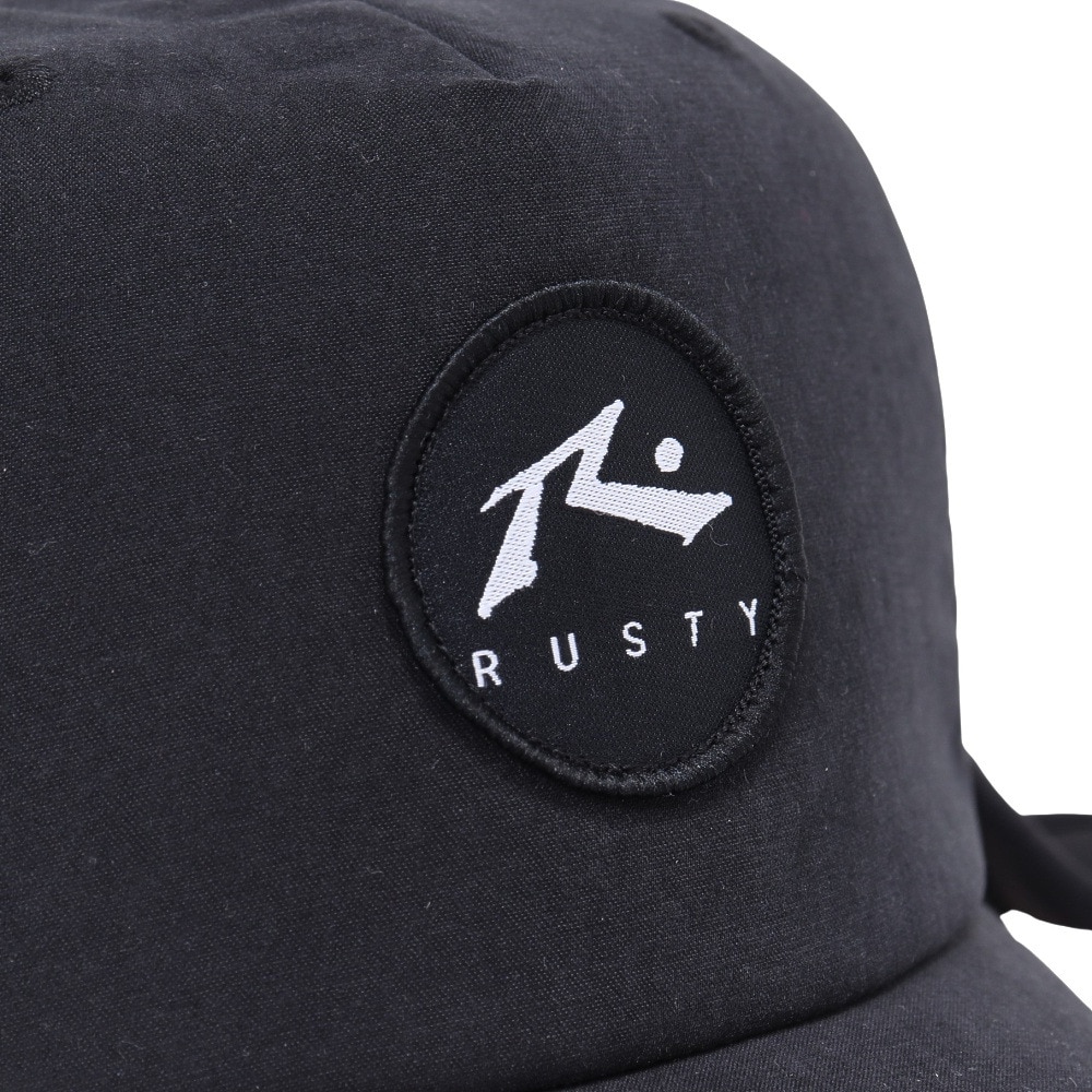 ラスティ（RUSTY）（メンズ）帽子 ビーチキャップ サーフハット UVカット ワンポイト 914906BLK