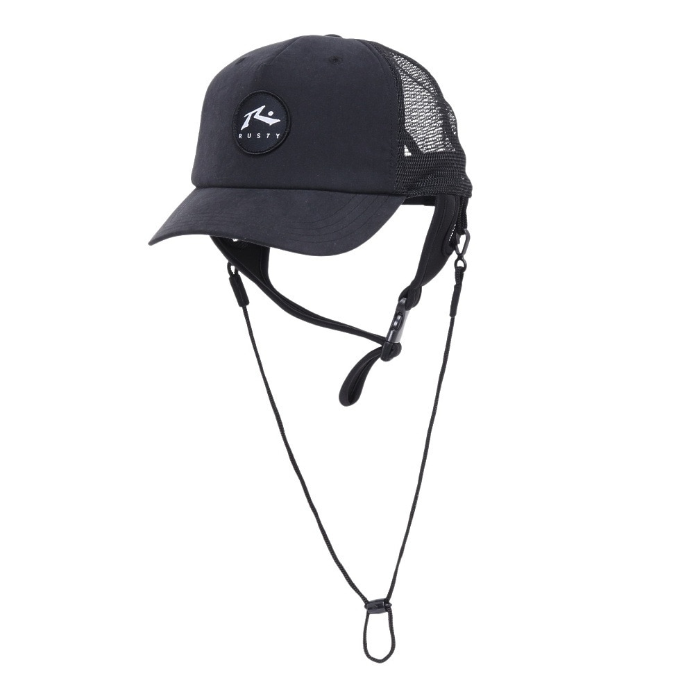 ラスティ（RUSTY）（メンズ）帽子 ビーチキャップ サーフハット UVカット ワンポイト 914906BLK