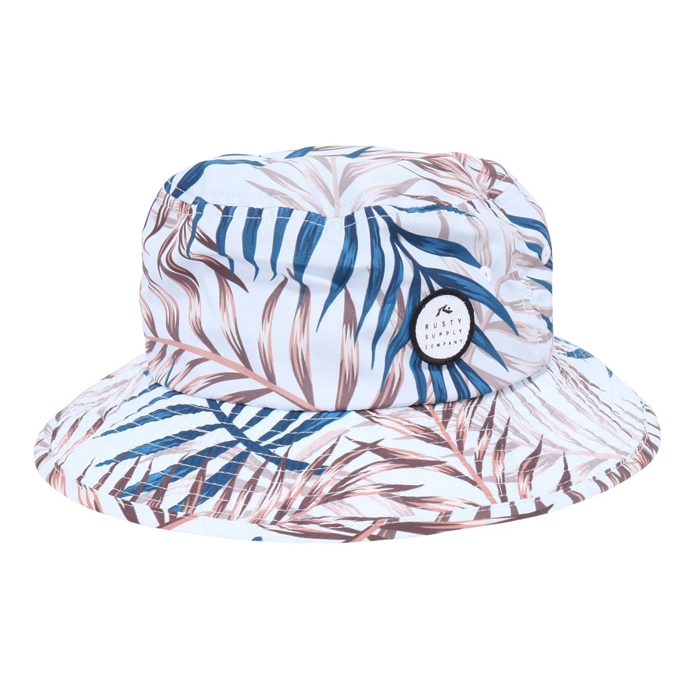 ラスティ（RUSTY）（レディース）帽子 サーフハット タレ付き UVカット 924905WHT