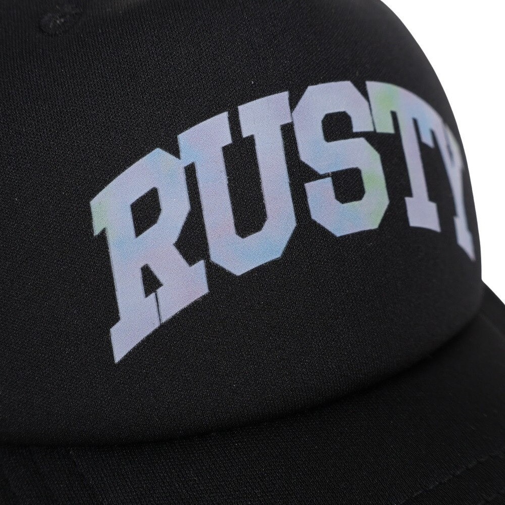 ラスティ（RUSTY） 帽子 キャップ ジュニア 子供 ロゴ メッシュキャップ ブラック 962901-BLK