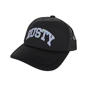 帽子 キャップ ジュニア 子供 ロゴ メッシュキャップ ブラック 962901-BLK