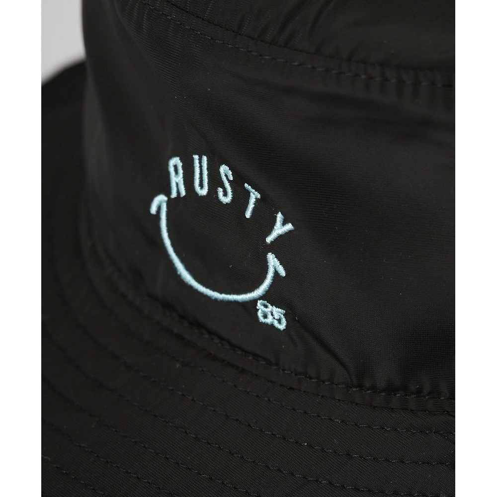 ラスティ（RUSTY）（キッズ）キッズ サーフハット スマイル 964906BLK