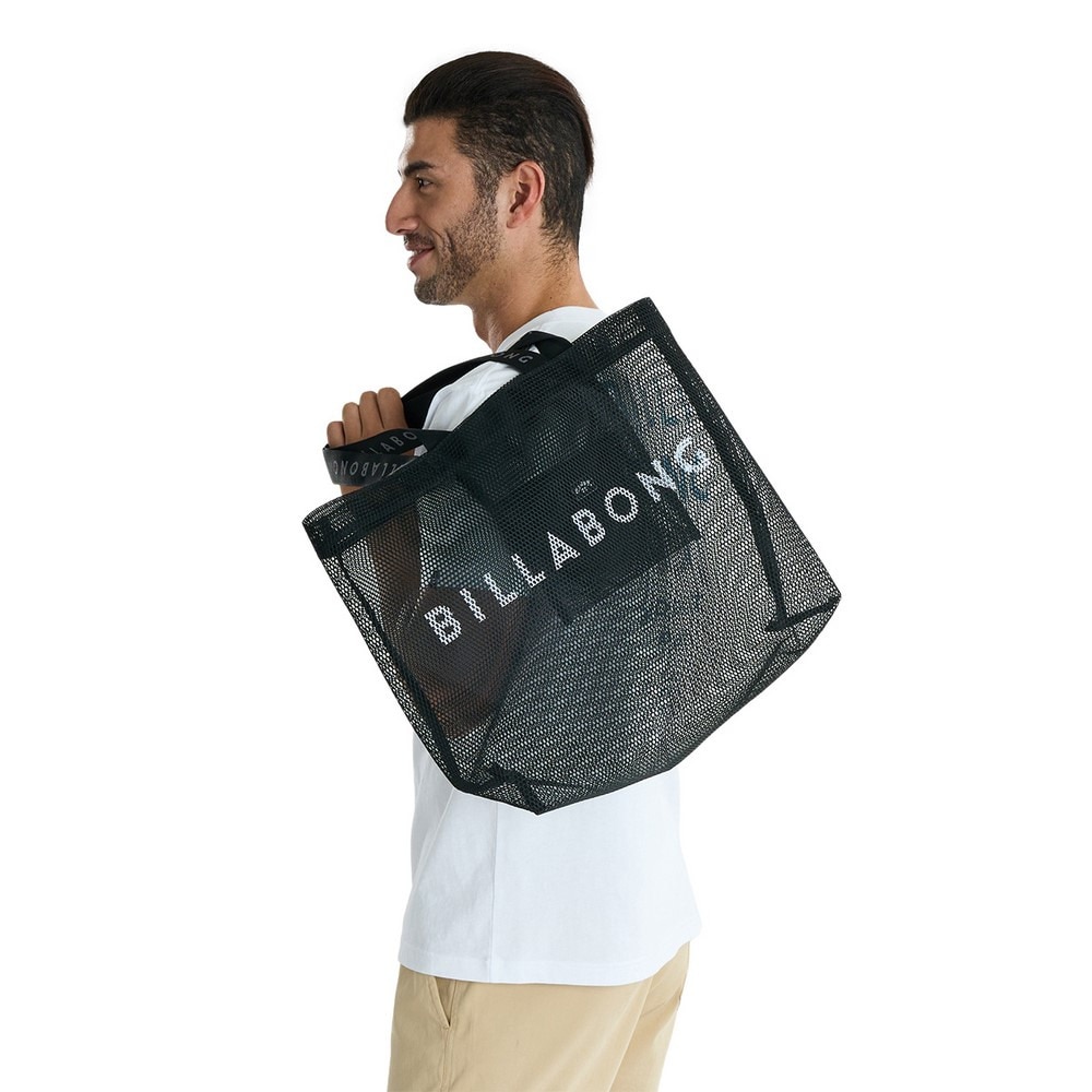 ビラボン（BILLABONG）（メンズ、レディース）メッシュトートバッグ BF01A904 BLK