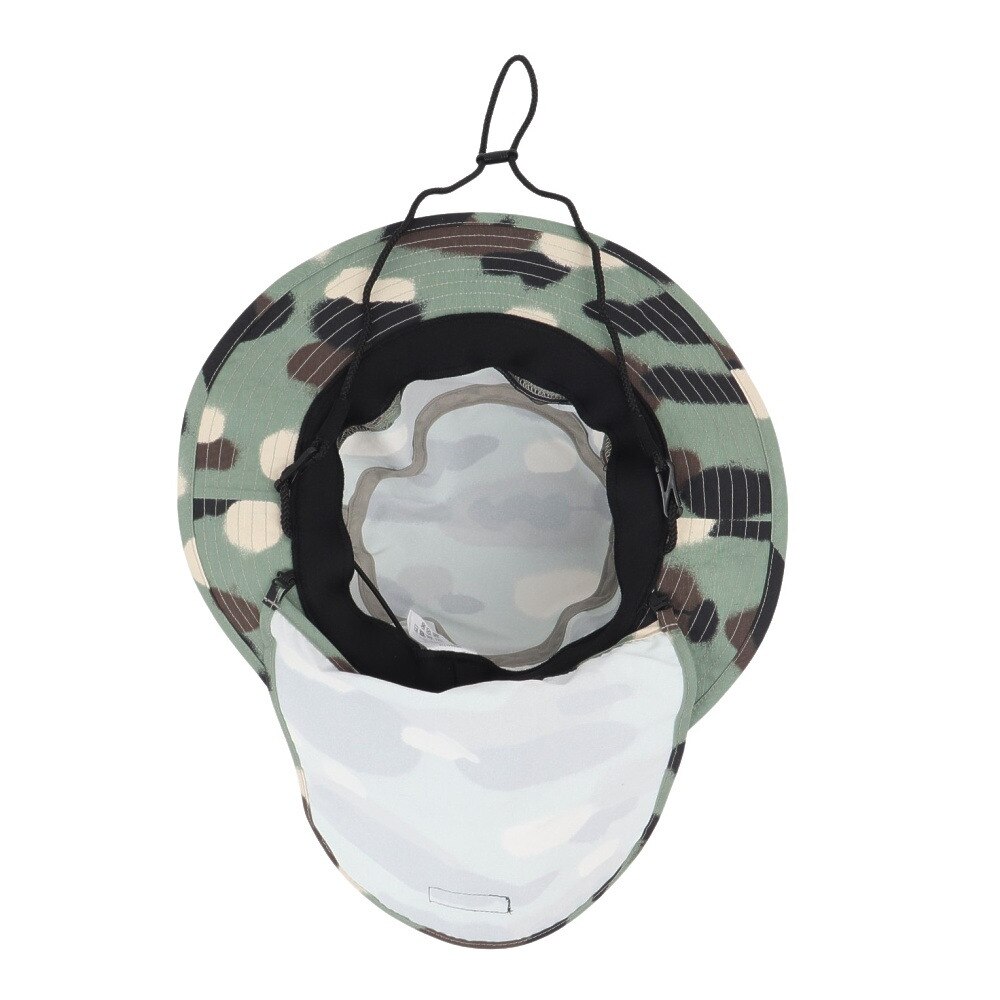 クイックシルバー（Quiksilver）（メンズ、レディース）帽子 ビーチハット UVカット 撥水 UV WATER BEACH HAT 24SP QSA241714 CAM