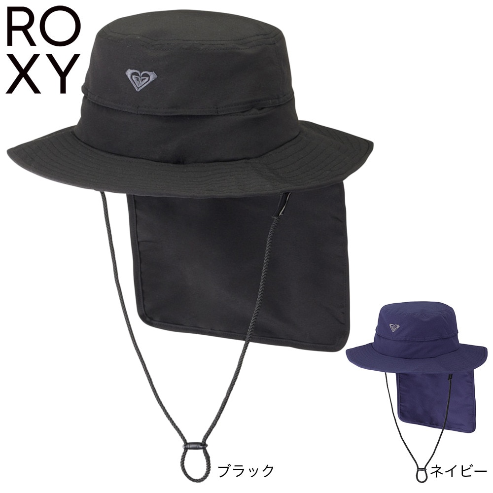 ロキシー（ROXY）（レディース）UV WATER ビーチ ハット 24SPRSA241714BLK