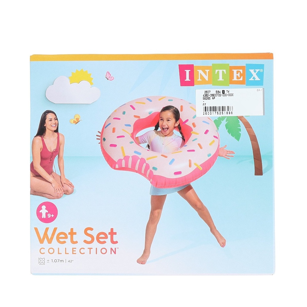 インテックス（INTEX）（メンズ、レディース、キッズ）浮き輪 レインボー ドーナツ チューブ 56265 NP