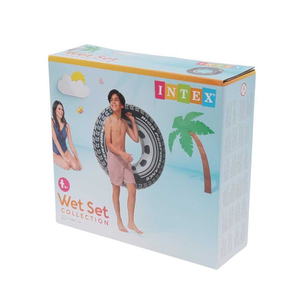 インテックス（INTEX）（キッズ）浮き輪 モンスタートラックチューブ
