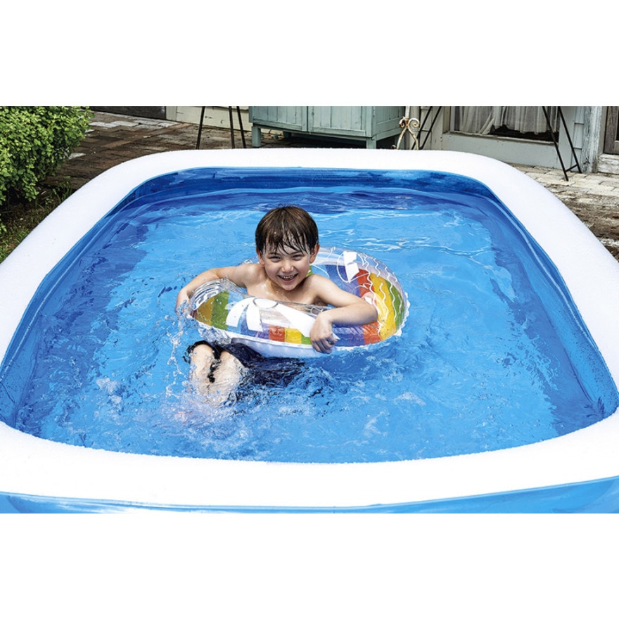 イガラシ（キッズ）ジュニア 子供用 ヴィンテージレインボー 浮き輪 70cm 24RLB-370V