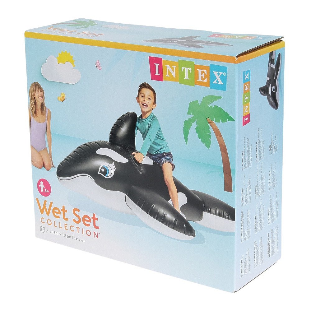 インテックス（INTEX）（キッズ）WHALE RIDE ON フロート 58561 NP26