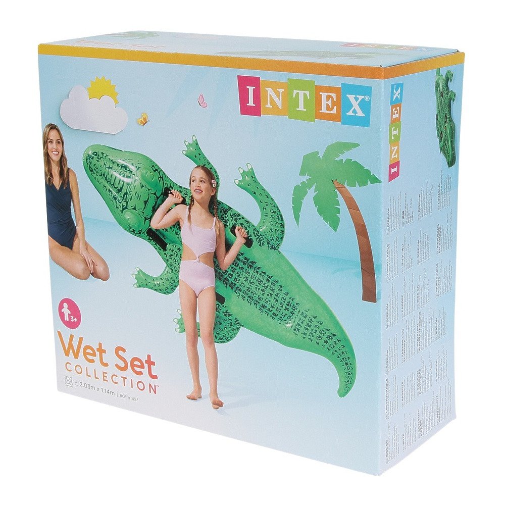 インテックス（INTEX）（キッズ）GIANT GATOR RIDE ON フロート 58562 NP26