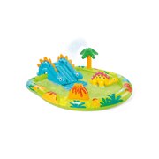 インテックス(INTEX)(キッズ)プール リトルディノプレイセンター 191cm×152cm×58cm 57166NP ビニールプール 家庭用 子供用 水遊び 滑り台 プール