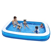 (キッズ)ビニールプール ジャイアントレクタングルプール 305cm×183cm×50cm 23KT JL687959 家庭用 子供用 水遊び