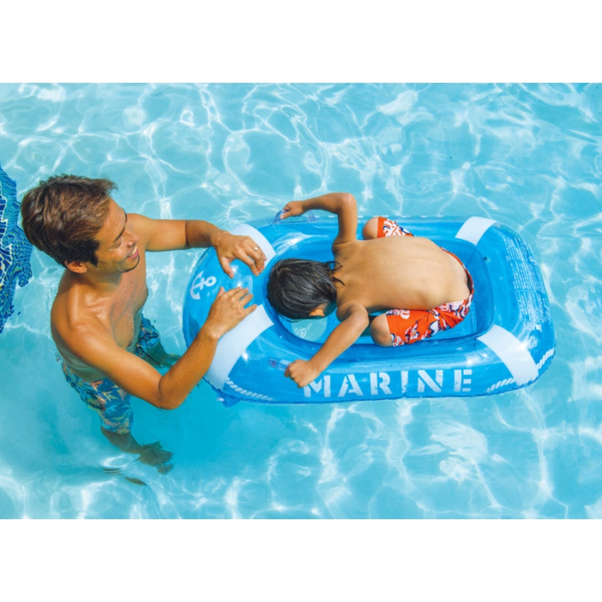 イガラシ（キッズ）キッズボート 浮き輪 フロート 子供 プール 海水浴 105cm×70cm 23BTB105V 家庭用 子供用 水遊び