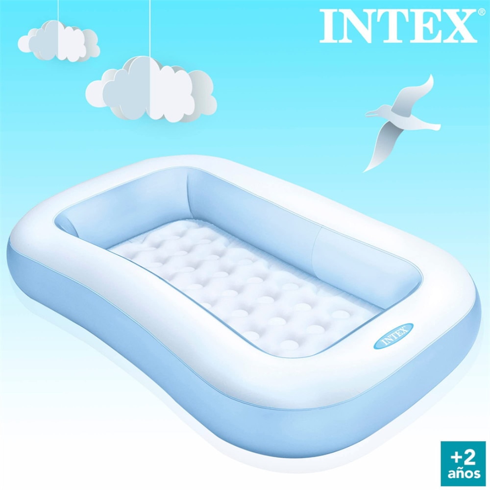 インテックス（INTEX）（キッズ）レクタングラーベビープール 166×100×25cm 57403NP ビニールプール 家庭用 子供用 水遊び 2022年モデル