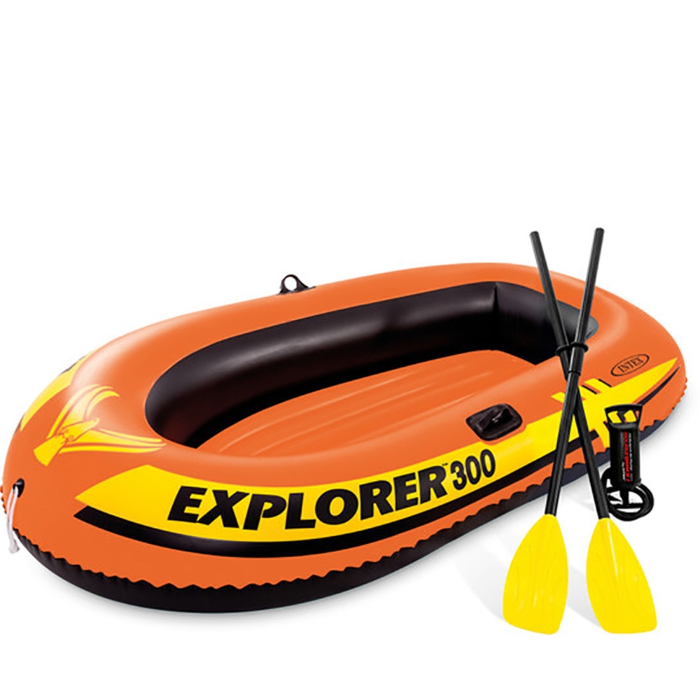 インテックス（INTEX）（メンズ、レディース、キッズ）Explorer300 ボート 3人乗り インフレータブルボート セット 58332