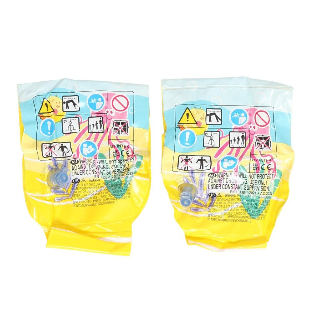 インテックス（INTEX）（キッズ）浮き輪 アームリング ジュニア TROPICAL BUDDIES アームバンド 58652 EU26