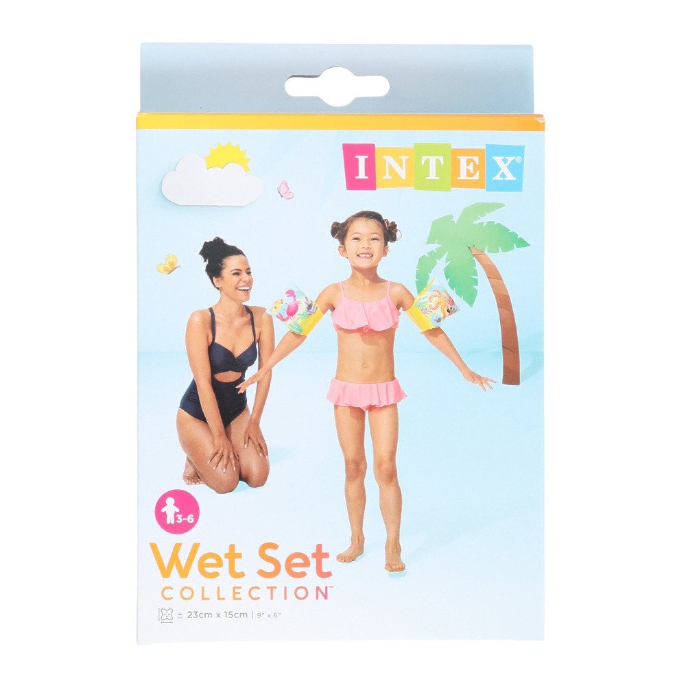 インテックス（INTEX）（キッズ）浮き輪 アームリング ジュニア TROPICAL BUDDIES アームバンド 58652 EU26