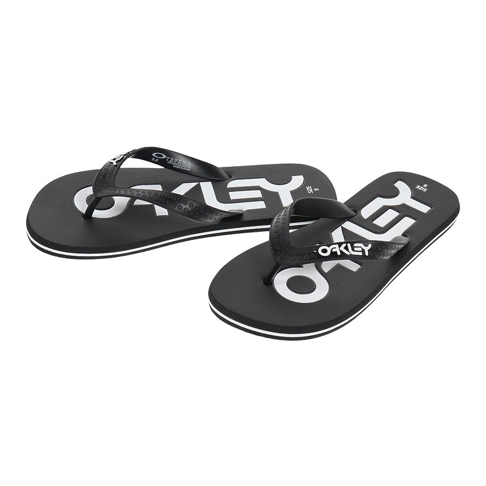 オークリー（OAKLEY）（メンズ）ビーチサンダル ビーサン ブラック College Flip Flop FOF100255-02E