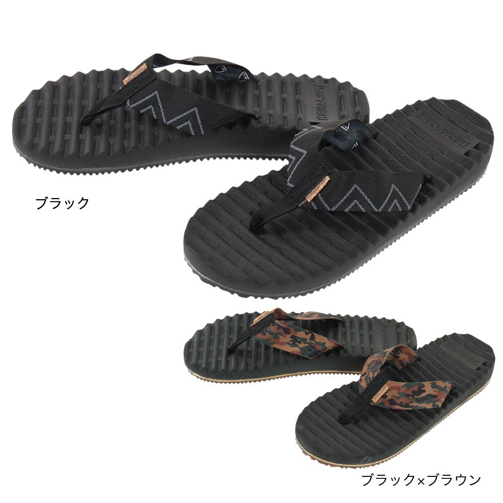 フリーウォータース（ｆｒｅｅ　ｗａｔｅｒｓ）（メンズ）Treeline ビーチサンダル 22MO-041Brown Camo