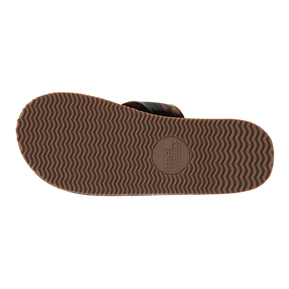 フリーウォータース（ｆｒｅｅ　ｗａｔｅｒｓ）（メンズ）Treeline ビーチサンダル 22MO-041Brown Camo