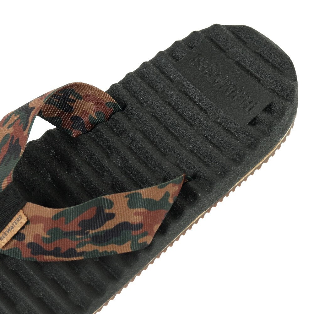 フリーウォータース（ｆｒｅｅ　ｗａｔｅｒｓ）（メンズ）Treeline ビーチサンダル 22MO-041Brown Camo