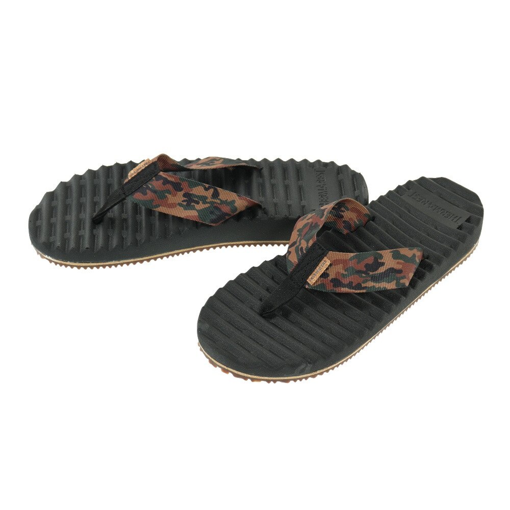 フリーウォータース（ｆｒｅｅ　ｗａｔｅｒｓ）（メンズ）Treeline ビーチサンダル 22MO-041Brown Camo