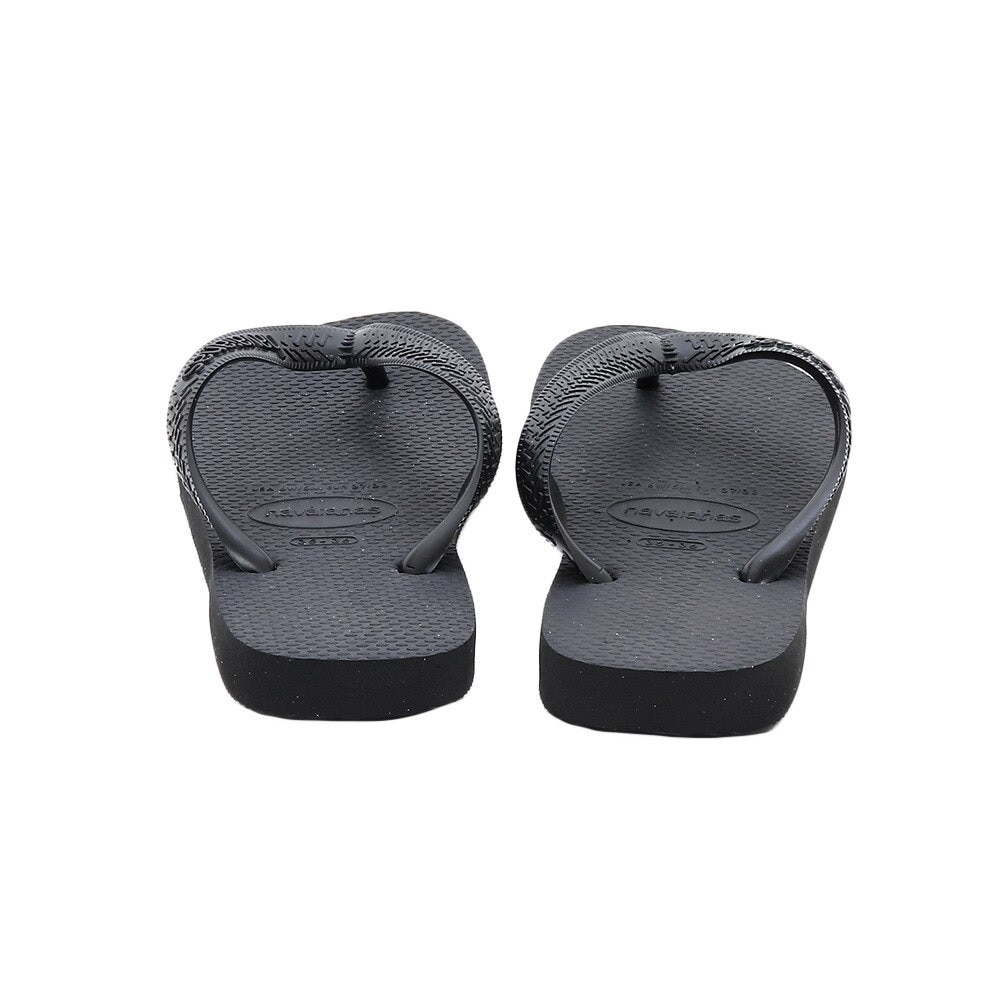 ハワイアナス（HAVAIANAS）（メンズ）トップ ブラックビーチサンダル 26cm 27cm 28cm