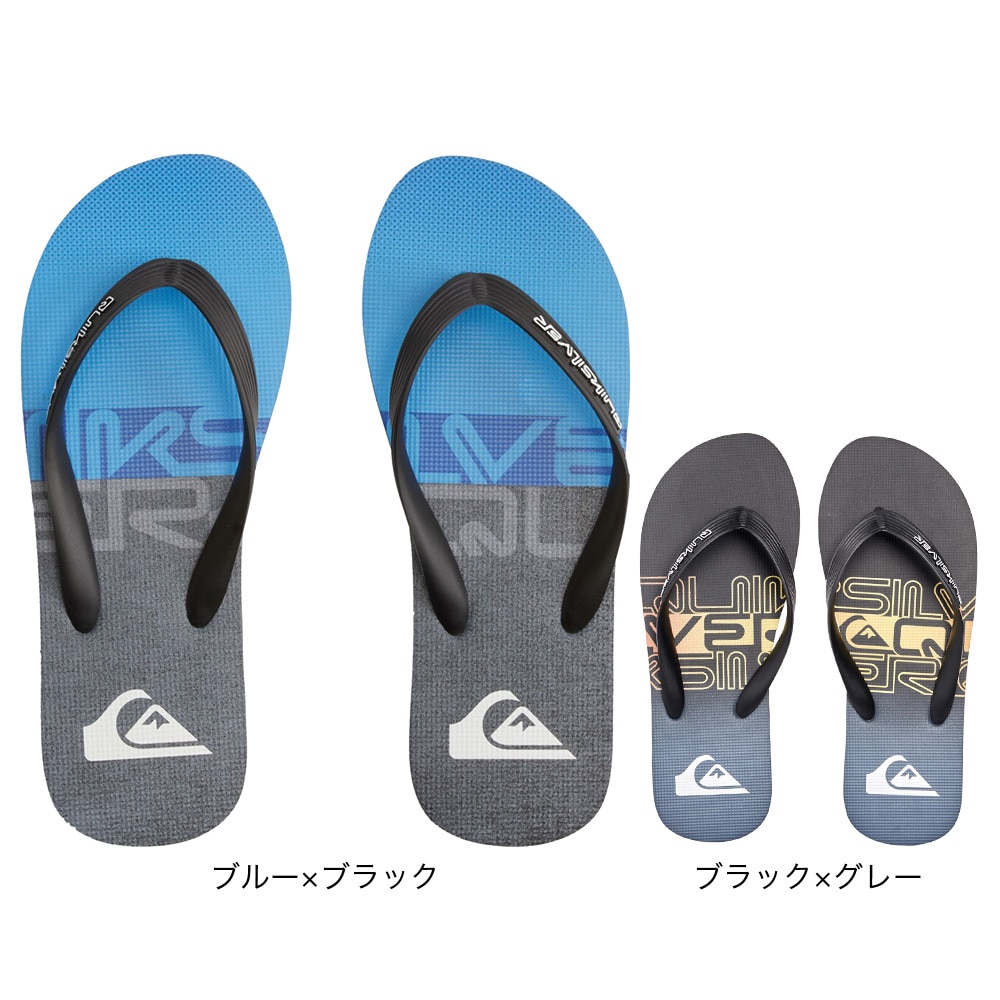 クイックシルバー（Quiksilver）（メンズ）ビーチサンダル ビーサン メンズ アウトドア レジャー MOLOKAI WORDBLOCK 23SP AQYL101287 XKKN