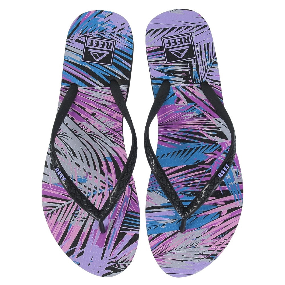 リーフ（REEF）（レディース）サンダル ビーチサンダル SEASIDE PRINTS CJ0252-BK/PP アウトドア マリンレジャー 海 プール
