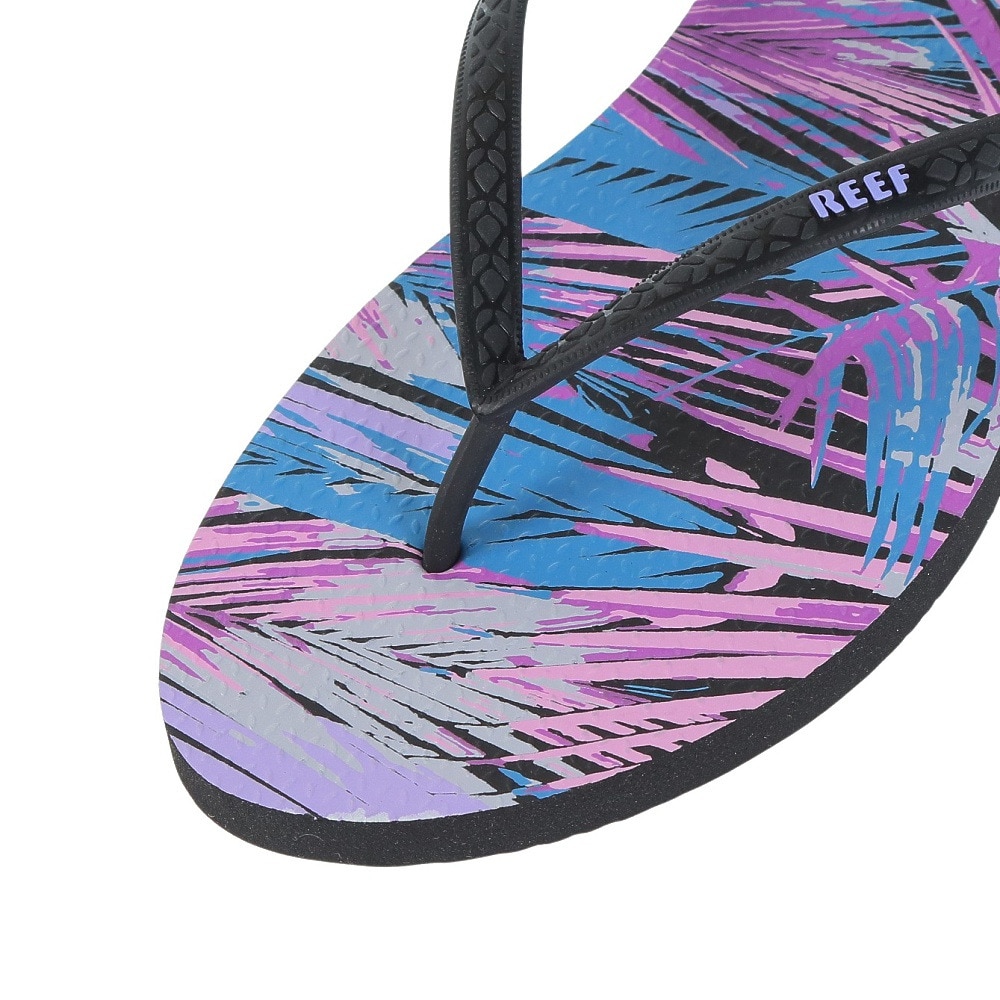 リーフ（REEF）（レディース）サンダル ビーチサンダル SEASIDE PRINTS CJ0252-BK/PP アウトドア マリンレジャー 海 プール