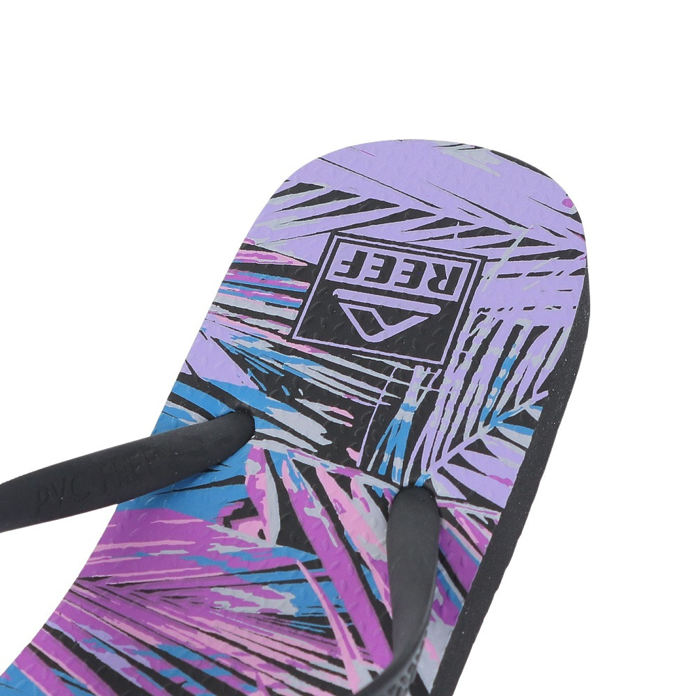 リーフ（REEF）（レディース）サンダル ビーチサンダル SEASIDE PRINTS CJ0252-BK/PP アウトドア マリンレジャー 海 プール