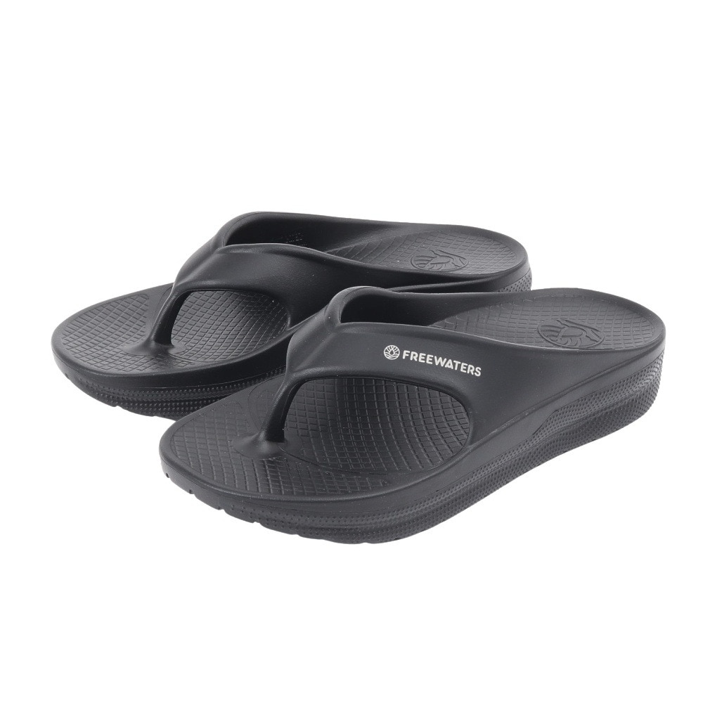 フリーウォータース（free waters）（メンズ）ビーチサンダル Cloud 9 Maxx FW25-MO-083 BLK