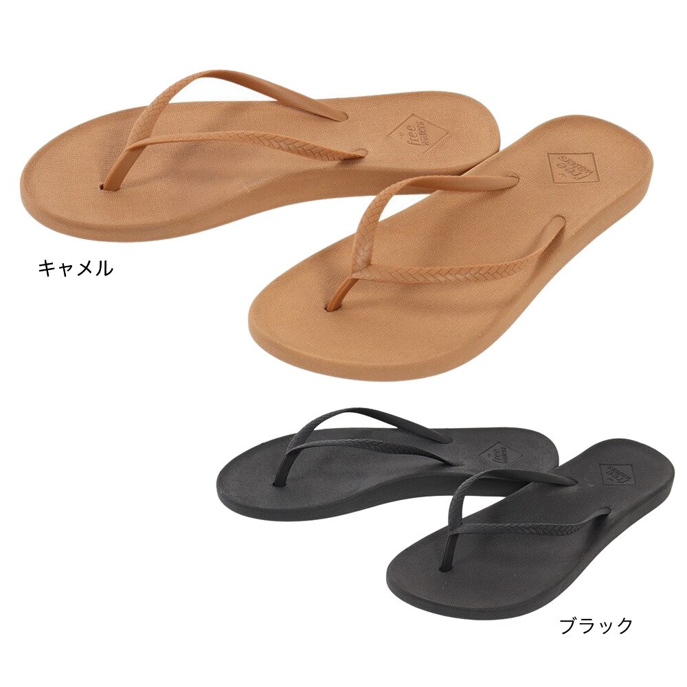 フリーウォータース（ｆｒｅｅ　ｗａｔｅｒｓ）（レディース）Becca ビーチサンダル 22WO-067RoseTan