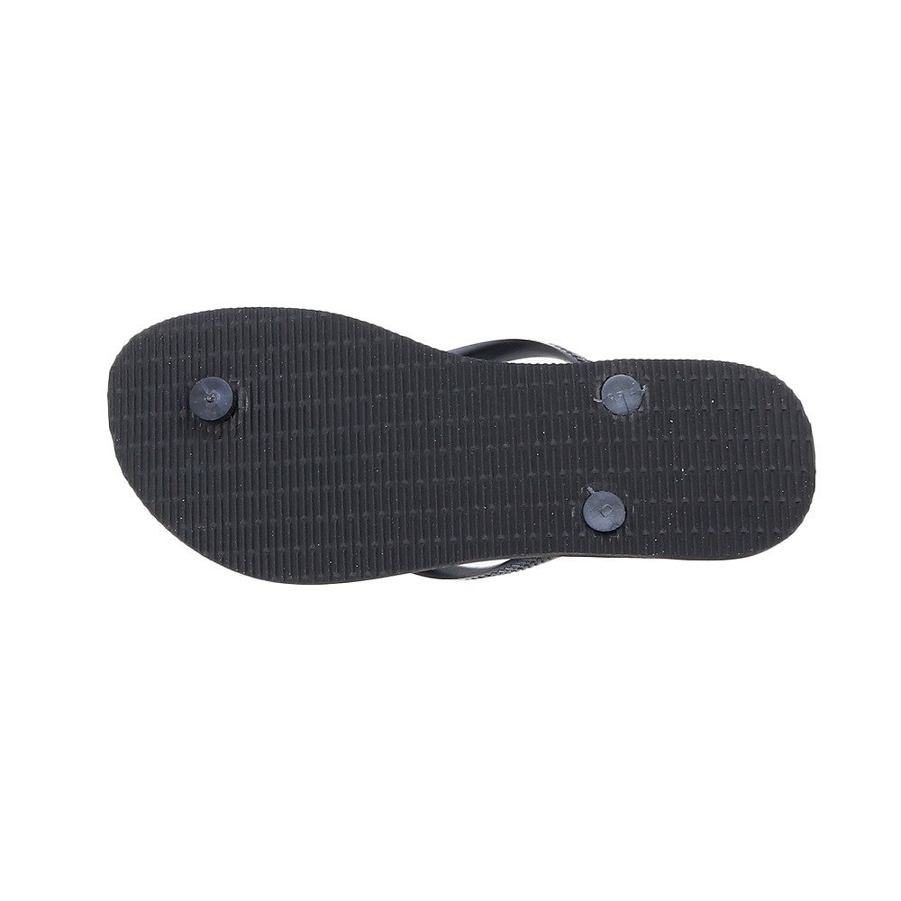 ハワイアナス（HAVAIANAS）（レディース）スリム ブラックビーチサンダル