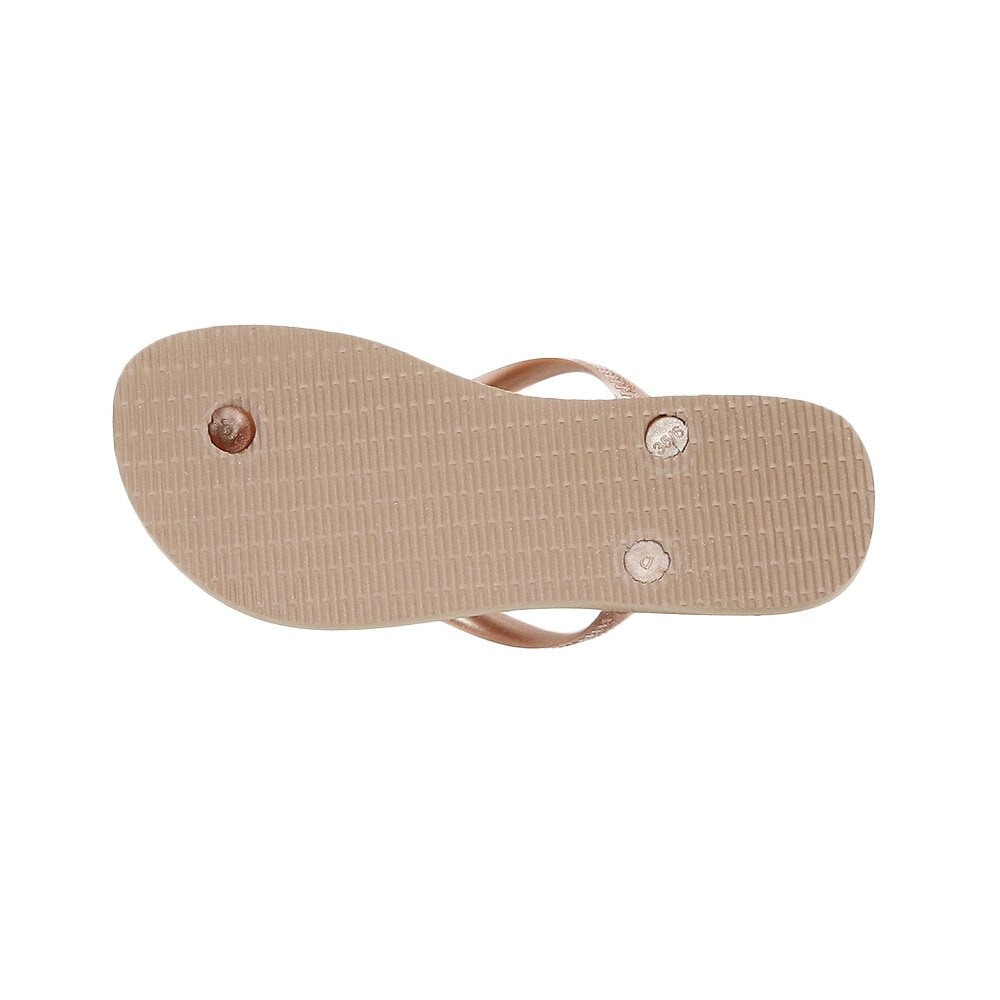 ハワイアナス（HAVAIANAS）（レディース）スリム ローズゴールド ビーチサンダル 4000030-3581