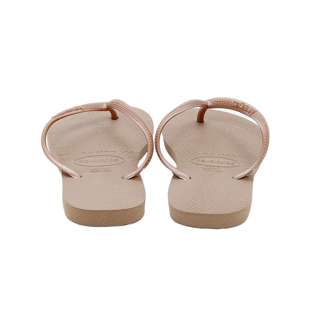 ハワイアナス（HAVAIANAS）（レディース）スリム ローズゴールド ビーチサンダル 4000030-3581