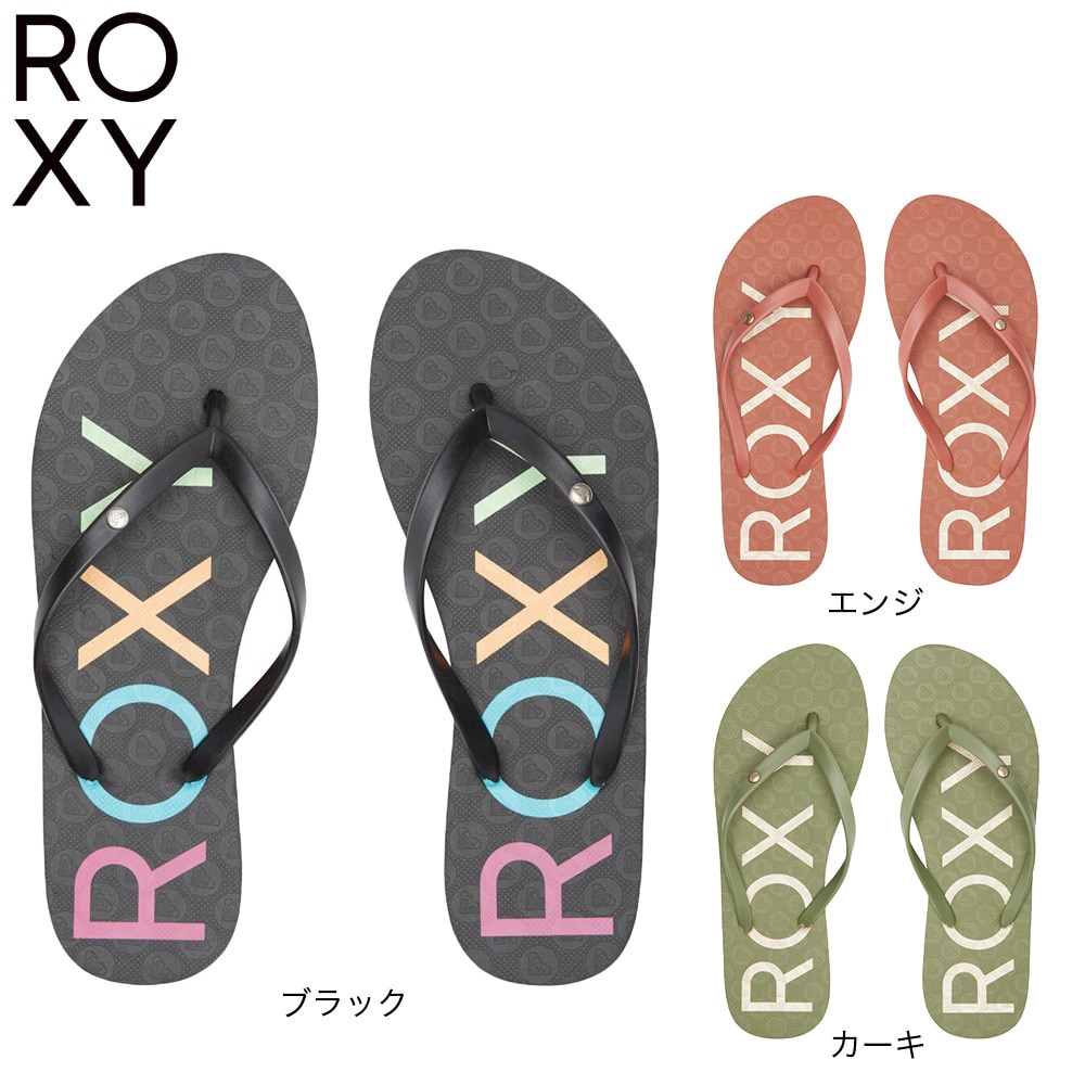 ロキシー（ROXY）（レディース）SANDY III ビーチサンダル RSD231214BLK