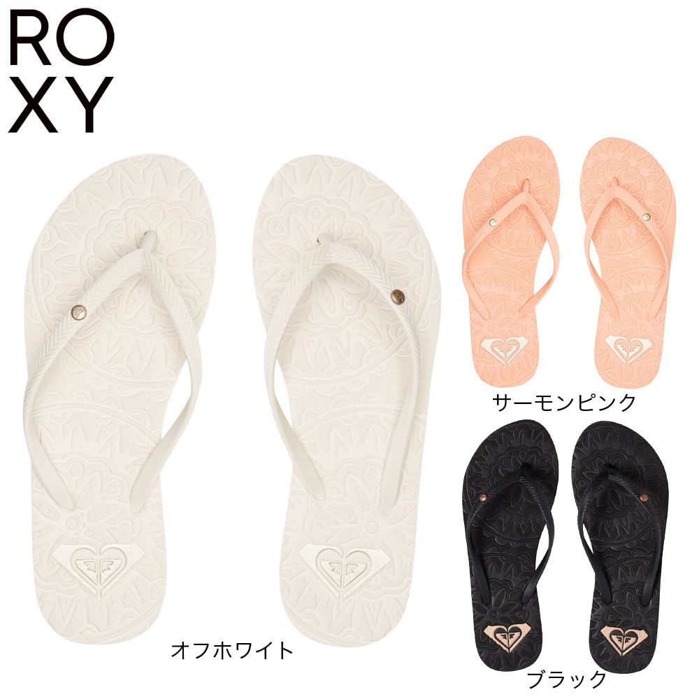 ロキシー（ROXY）（レディース）ANTILLES ビーチサンダル RSD231219BLK