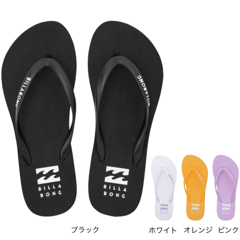 ビラボン（BILLABONG）（レディース）ビーチサンダル ビーサン レディース 海 プール FLIP FLOPS BD013925 BLK