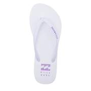 ビラボン（BILLABONG）（レディース）ビーチサンダル ビーサン レディース 海 プール FLIP FLOPS ビーチサンダル BD013925 WHT