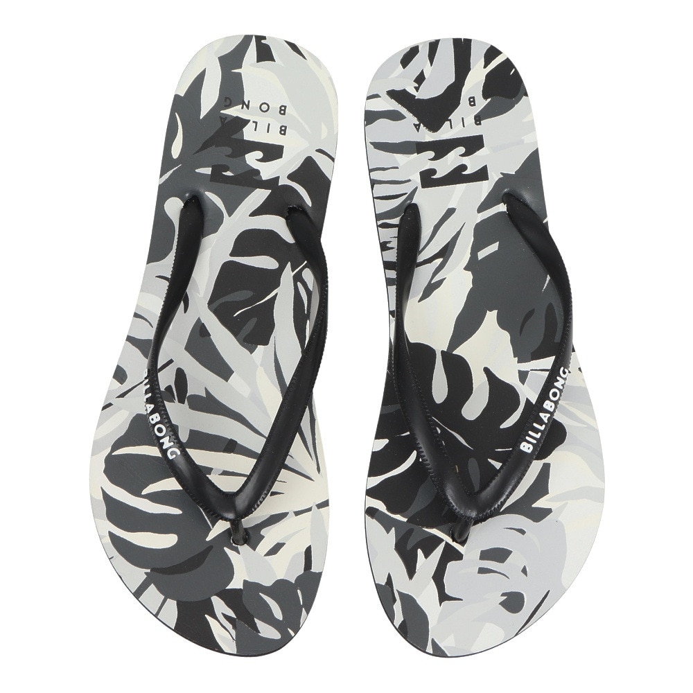 ビラボン（BILLABONG）（レディース）ビーチサンダル ビーサン レディース 海 プール FLIP FLOPS PRINT BD013926 BLK