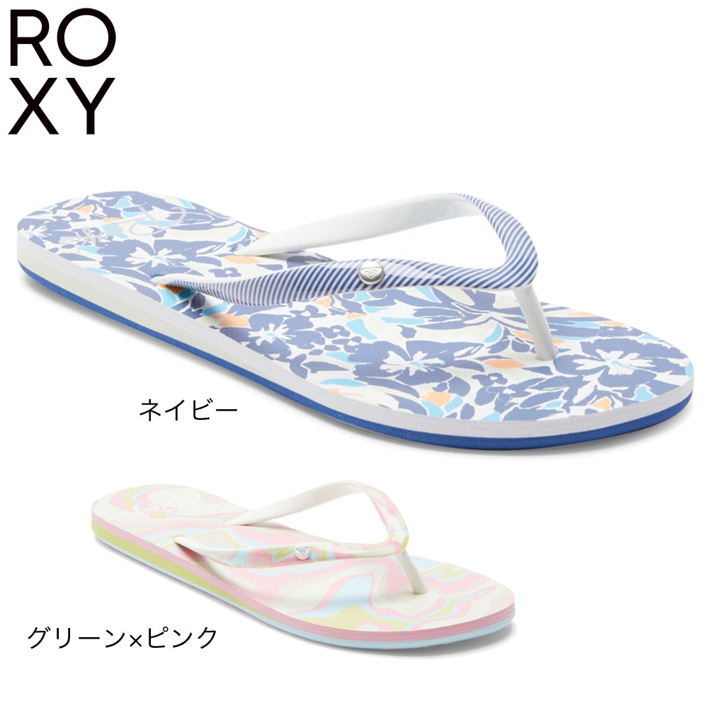 ロキシー（ROXY）（レディース）ビーチサンダル ビーサン レディース 海水浴 プール PORTOFINO 3 23SURSD232210BAJ
