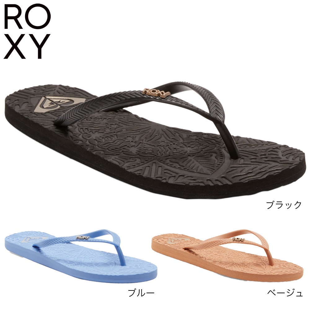 ロキシー（ROXY）（レディース）ANTILLES II ビーチサンダル 24SPARJL101114BLK