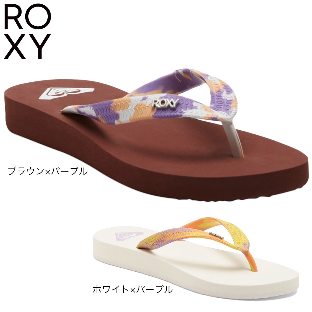 ロキシー（ROXY）（レディース）BEACH TREK ビーチサンダル 24SPARSD241010BRN